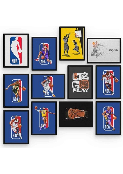 Nba 12 Parça Mdf (Ahşap) Tablo Ofis Boyu