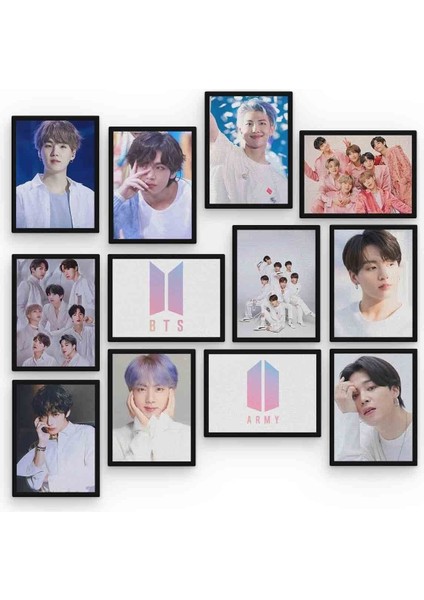 Bts 12 Parça Mdf (Ahşap) Tablo Ofis Boyu