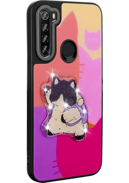 Xiaomi Redmi Note 8 Kılıf Parlayan Kabartmalı İkonik Figürlü Amas Silikon Kapak fiyatları