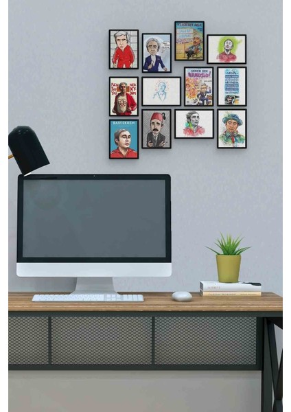 Şener Şen 12 Parça Mdf (Ahşap) Tablo Ofis Boyu