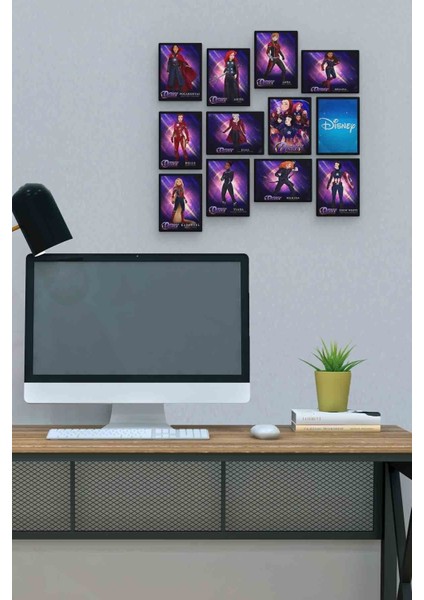 Prenses 12 Parça Mdf (Ahşap) Tablo Ofis Boyu