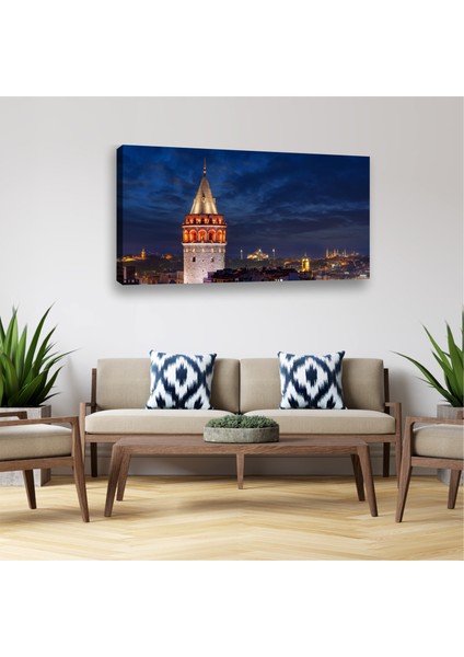 Galata Kulesi Istanbul, Galata Tower Modern Premium Kanvas Tablo