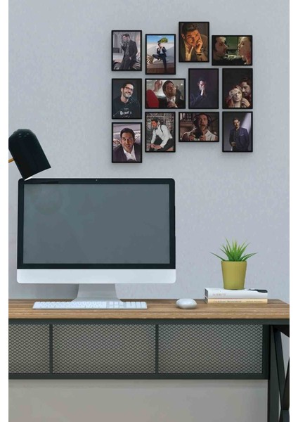 Lucifer 12 Parça Mdf (Ahşap) Tablo Ofis Boyu