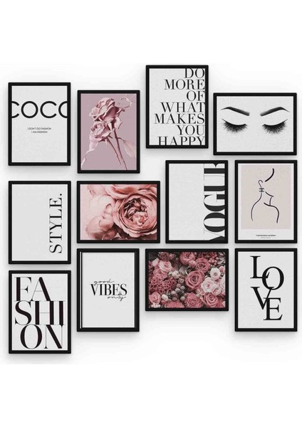 Moda 12 Parça Mdf (Ahşap) Tablo Ofis Boyu