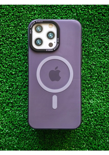 Apple iPhone 16 Pro Max Kılıf Magsafe Uyumlu Kamera Çıkıntılı Darbe Emici Mat Lüx Kapak Tb-04