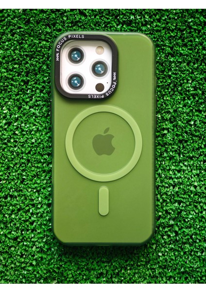 Apple iPhone 16 Pro Max Kılıf Magsafe Uyumlu Kamera Çıkıntılı Darbe Emici Mat Lüx Kapak Tb-04