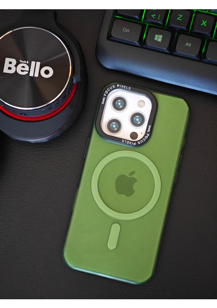 Apple iPhone 16 Pro Max Kılıf Magsafe Uyumlu Kamera Çıkıntılı Darbe Emici Mat Lüx Kapak Tb-04