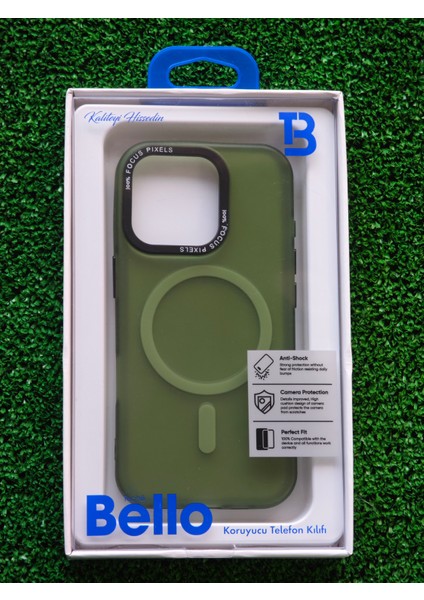 Apple iPhone 16 Pro Max Kılıf Magsafe Uyumlu Kamera Çıkıntılı Darbe Emici Mat Lüx Kapak Tb-04