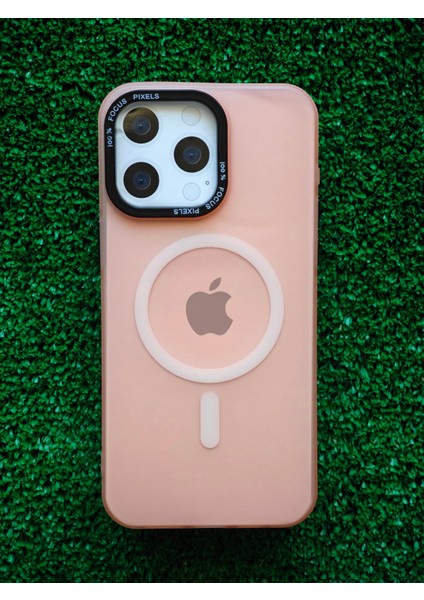 Apple iPhone 16 Pro Max Kılıf Magsafe Uyumlu Kamera Çıkıntılı Darbe Emici Mat Lüx Kapak Tb-04