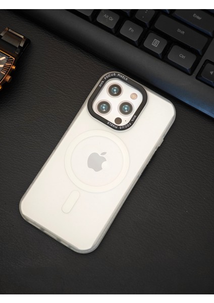 Apple iPhone 16 Pro Max Kılıf Magsafe Uyumlu Kamera Çıkıntılı Darbe Emici Mat Lüx Kapak Tb-04