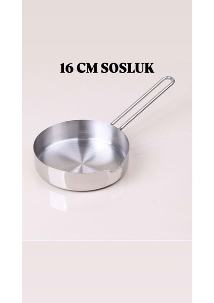 3 Lü Paslanmaz Çelik Sos Tavası Tabansız fırsatları