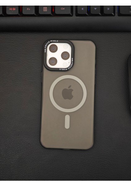 Apple iPhone 16 Pro Max Kılıf Magsafe Uyumlu Kamera Çıkıntılı Darbe Emici Mat Lüx Kapak Tb-04