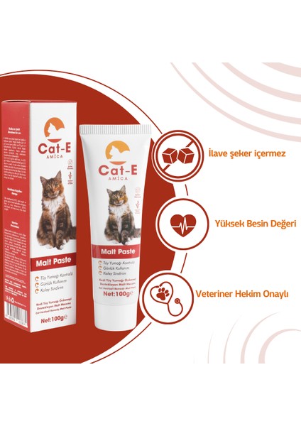Malt Paste Tüy Yumağı Önlemeyi Destekleyen Malt Macunu