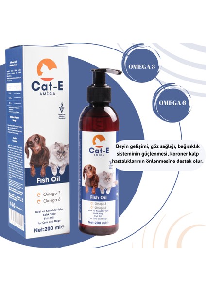 Balık Yağı (Fish Oil) Kedi ve Köpekler Için