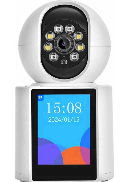 Full Hd 360° Akıllı Bebek Kamerası Iki Yönlü Ses Gece Görüşlü Güvenlik Kamerası