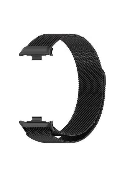 Xiaomi Smart Band 9 Pro / 8 Pro Uyumlu Manyetik Mıknatıslı Hasır Metal Kordon Milanese