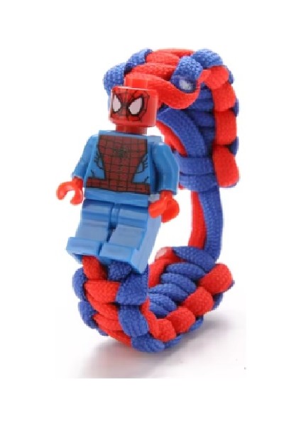 Spiderman LEGO Figürlü Lastikli Bileklik