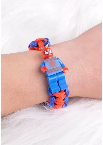 Spiderman LEGO Figürlü Lastikli Bileklik