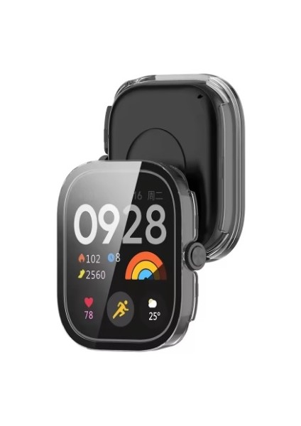 Xiaomi Redmi Watch 4 Uyumlu Tam Koruma Kasa ve Ekran Koruyucu Silikon Kılıf fiyatları