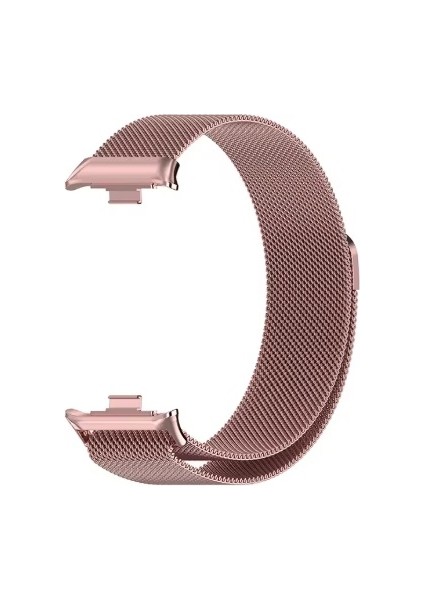 Xiaomi Smart Band 9 Pro / 8 Pro Uyumlu Manyetik Mıknatıslı Hasır Metal Kordon Milanese
