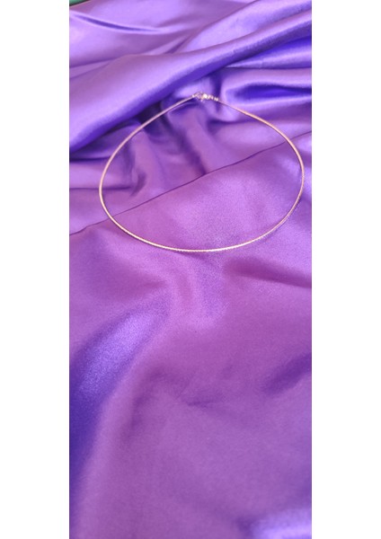 Gold Renkli Choker Kolye