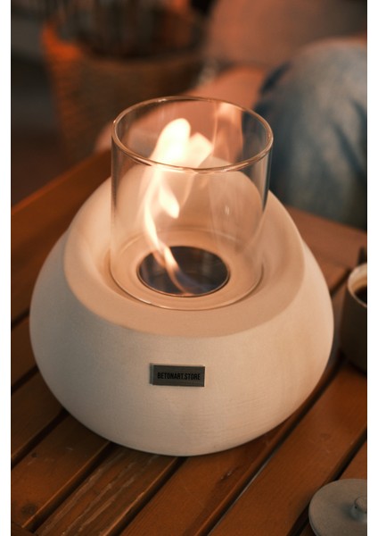 ( Etna ) Ateş Çukuru Masa Üstü Şömine 500ML Bioethanol Yakıt Hediye