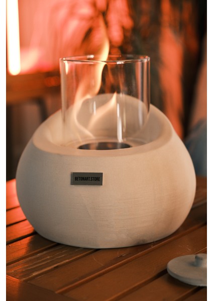 ( Etna ) Ateş Çukuru Masa Üstü Şömine 500ML Bioethanol Yakıt Hediye