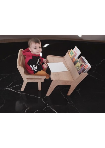 Mukotoys Montessori Çocuk Etkinlik Masa Sandalye Seti 2-10 Yaş Için fiyatları
