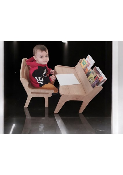 Mukotoys Montessori Çocuk Etkinlik Masa Sandalye Seti 2-10 Yaş Için modelleri