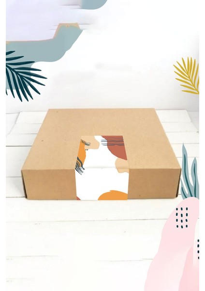 Yaprak 12 Parça Ahşap Mdf Tablo ZLLTB240