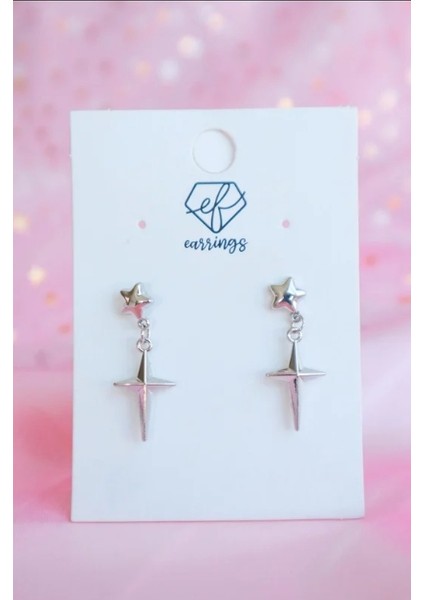 Kuzey Y2K Yıldızı Küpe