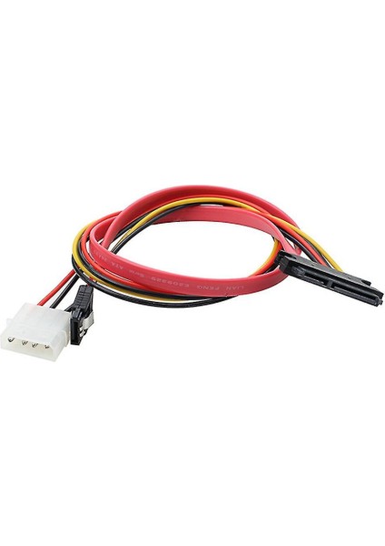 1 Metre 22 Pin Sata Data Power 7 Pin Sata Molex Power