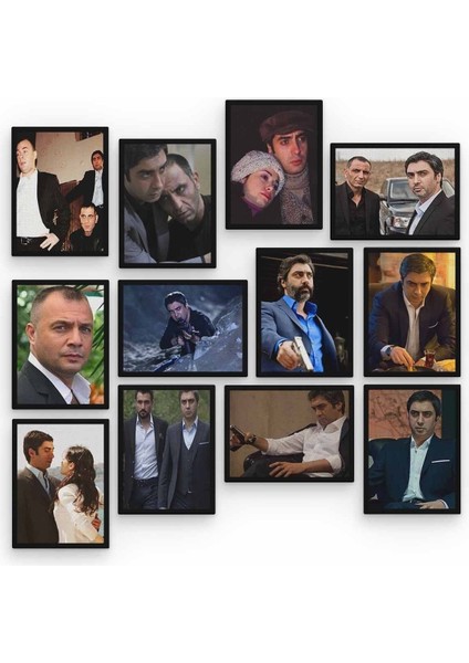 Polat Alemdar 12 Parça Ahşap Mdf Tablo ZLLTB335