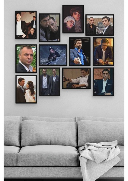 Polat Alemdar 12 Parça Ahşap Mdf Tablo ZLLTB335