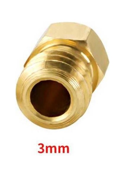 0.5mm Mk8 Pirinç Nozzle - 3mm Filament Uyumlu