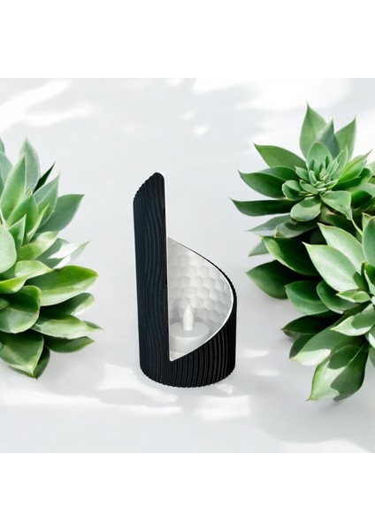 Modern Tasarım Bal Peteği LED Mumluk | 3D Baskı & Özel Ambiyans Işığı modelleri