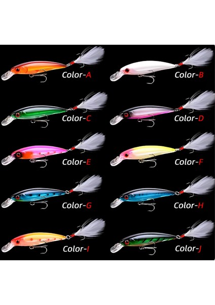 Tüylü Rapala Maket Balık 13.8 gr Lüfer, Levrek, Turna, Uskumru , Palamut Avcısı