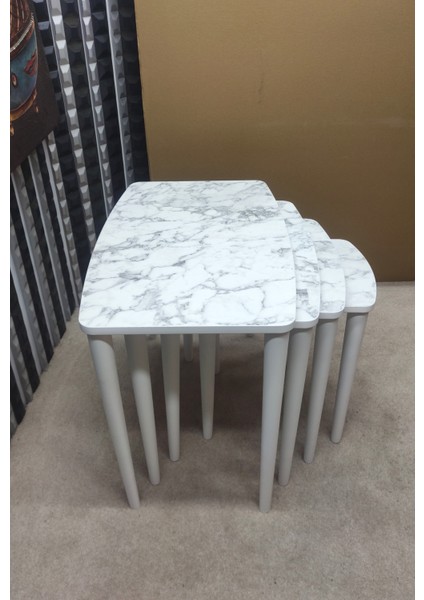 4'lü Mdf Lam Zigon Sehpa Takımı fırsatları