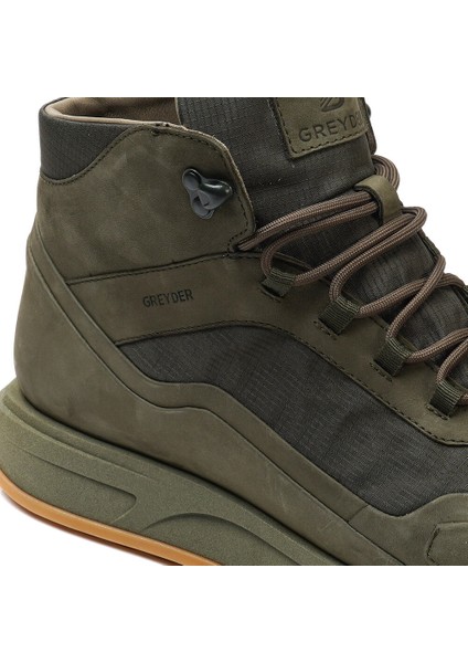 Erkek Haki Hakiki Deri Sneaker Bot 3K1SB00490 fırsatları