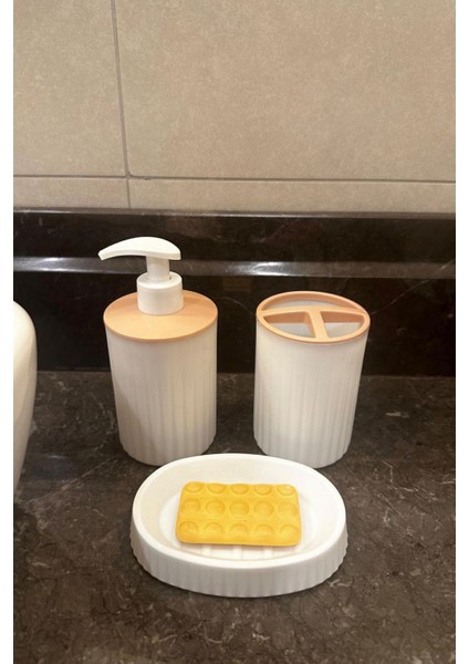 5'li Banyo Seti, Şık Tasarımlı Lüks Banyo Takımı, Yerli Üretim