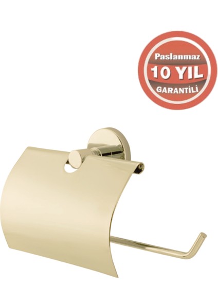 Paslanmaz Pirinç Flora Geniș Kapaklı Kağıt Havluluk Altın Sarı Gold modelleri