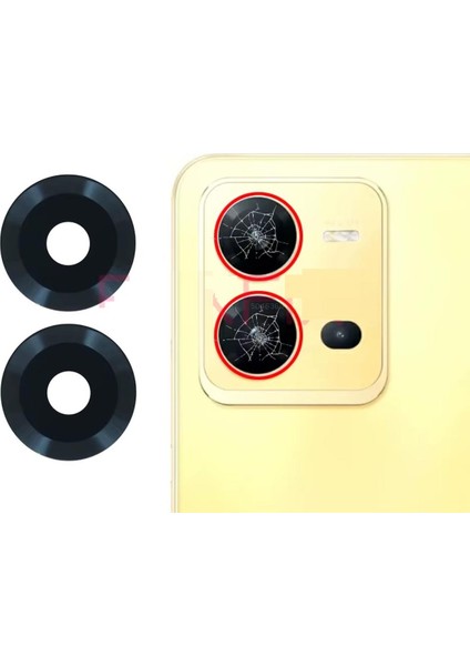 Vivo V25 Ile Uyumlu Kamera Camı V2202