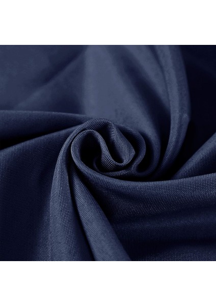 Sıvı Geçirmez Dertsiz Oval Masa Örtüsü Lacivert + 12 Peçete fiyatları