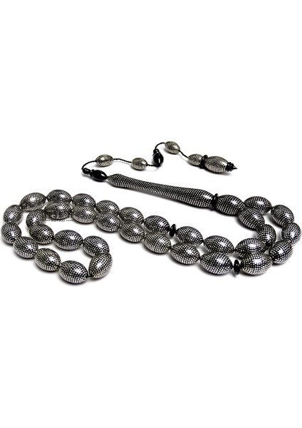 Özel Tasarım Premium Nokta Işçilikli Erzurum Oltu Taşı Te