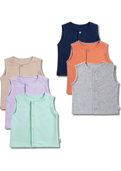Çıtçıtlı Pamuk Bebek Çocuk Yelek fırsatları