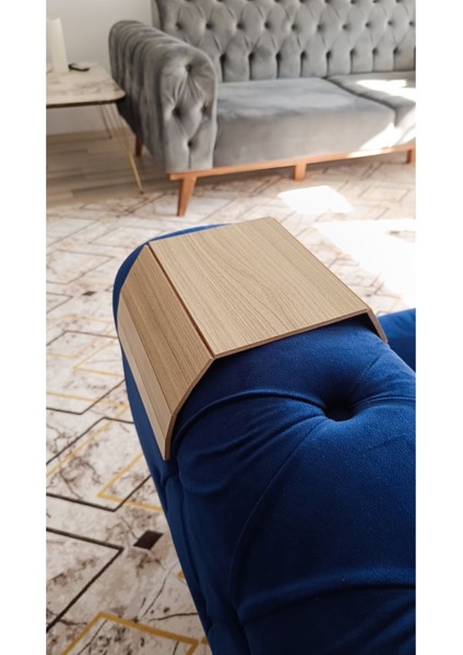Kahve Krem Koltuk Tepsisi Yan Sehpa 40 x 20 cm Ortasabit 15 cm Amerikan Servisi fiyatları