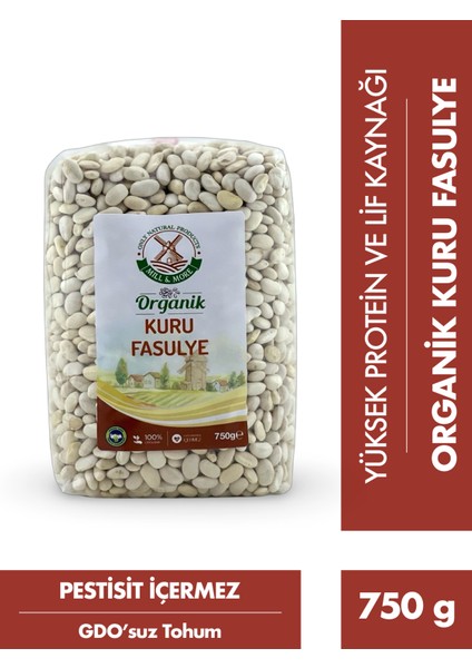 Organik Kuru Fasulye 750 gr