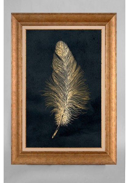 Altın Çerçeveli Paspartulu Tablo CV609