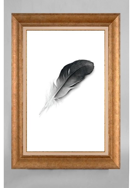 Altın Çerçeveli Paspartulu Tablo CV157