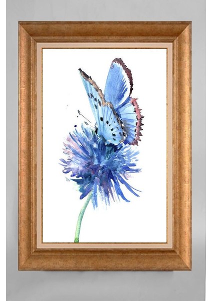 Altın Çerçeveli Paspartulu Tablo CV320